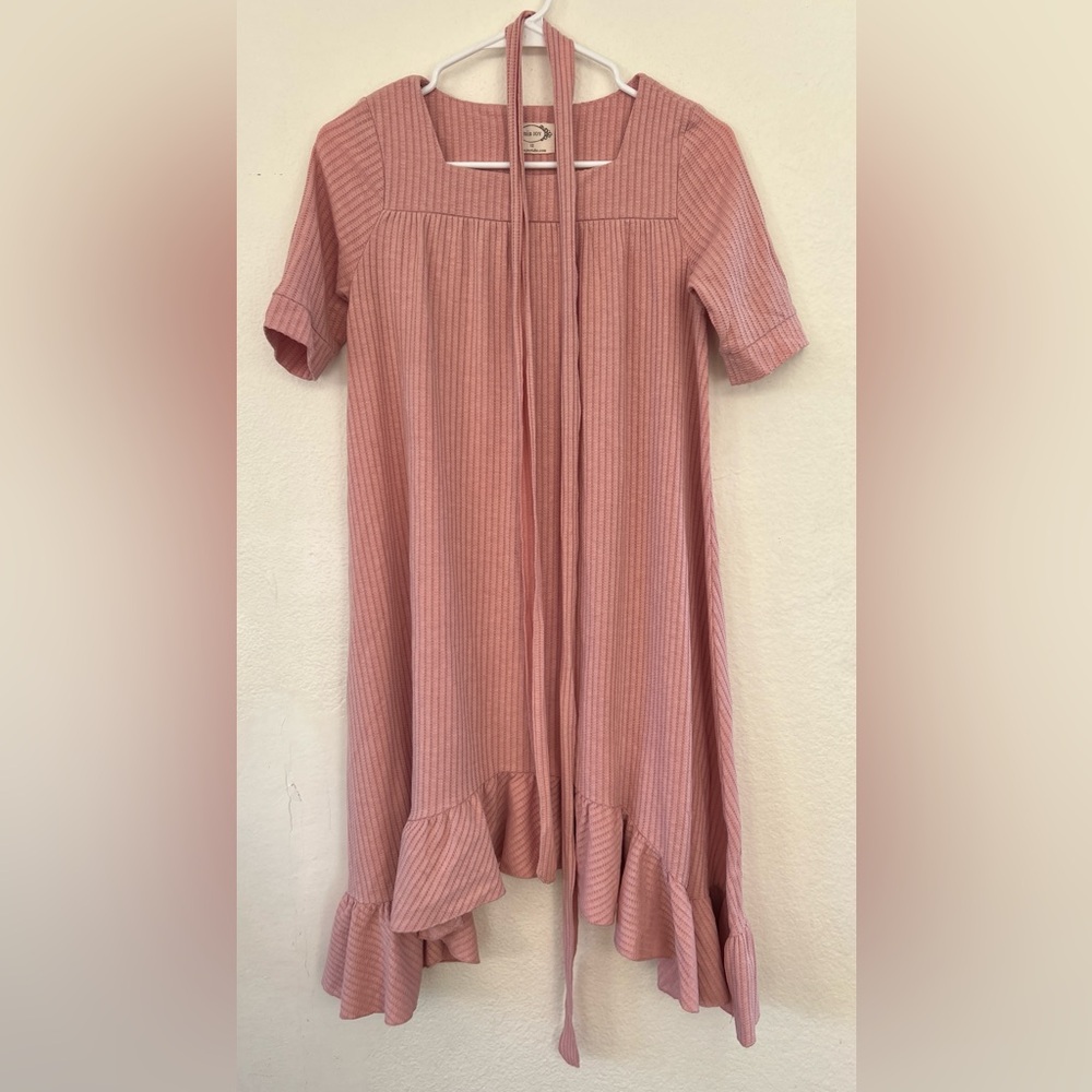 Joyfolie Mauve Dress with Belt Size 12